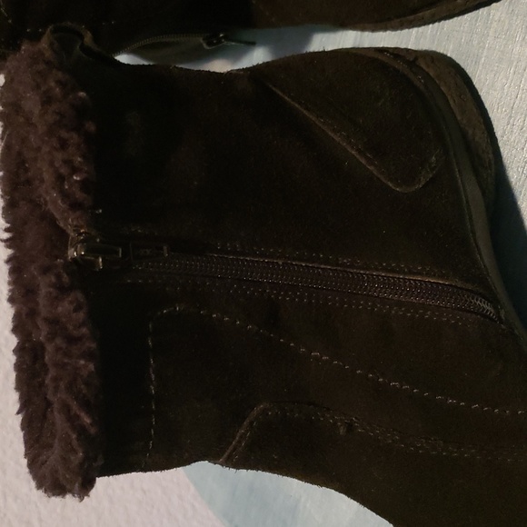 Earth Origins Black Glow Ankle Boots Size 10 - Picture 2 of 11